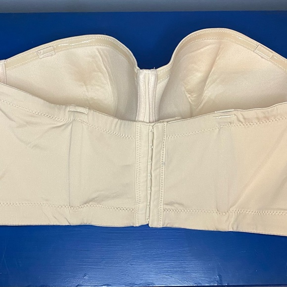 Women’s Elegant Cream Strapless Bra underwire sz 40DD - Picture 3 of 8